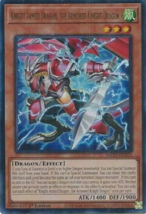 Knight Armed Dragon, the Armored Knight Dragon - MP25-EN213 (Ultra Rare)