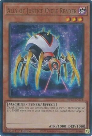 Ally of Justice Cycle Reader - MP25-EN278 (Ultra Rare)