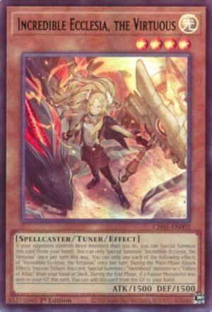 Incredible Ecclesia, the Virtuous - CH01-EN002 (Ultra Rare)