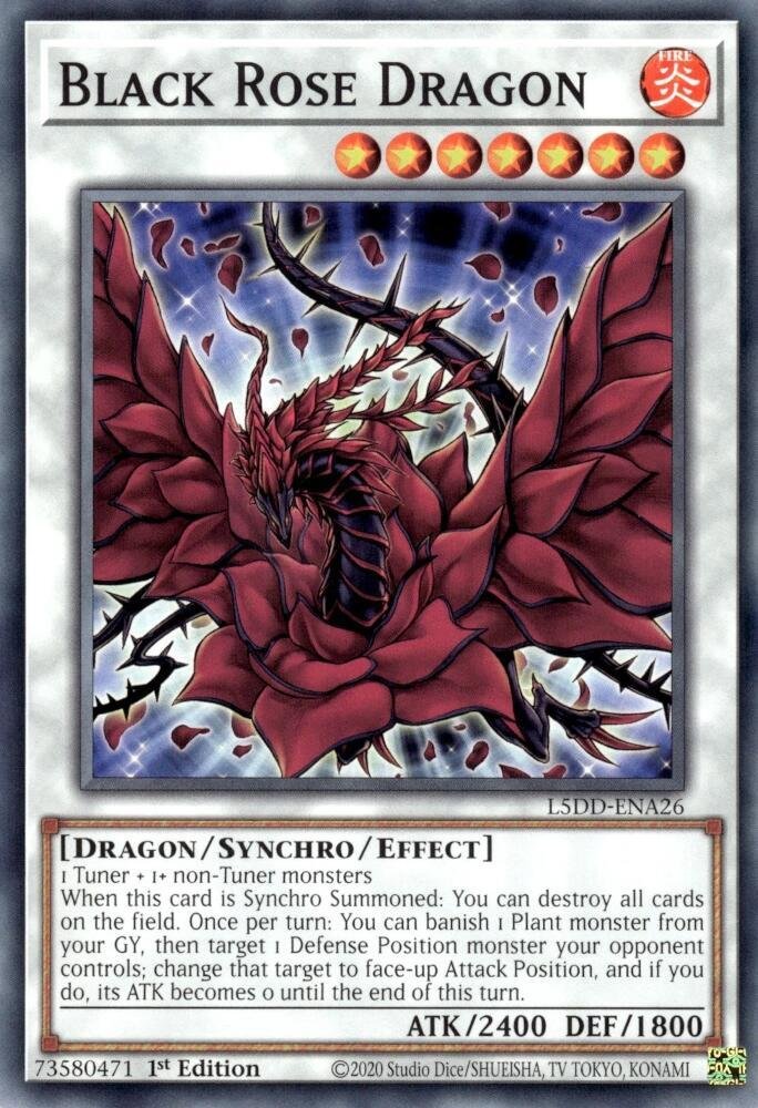 Black Rose Dragon - L5DD-ENA26 (common)