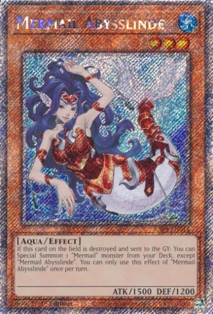 Mermail Abysslinde - RA04-EN011 (Platinum Secret Rare)