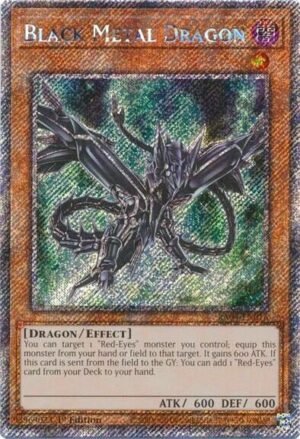 Black Metal Dragon - RA04-EN016 (Platinum Secret Rare)