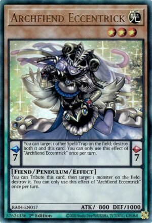 Archfiend Eccentrick - RA04-EN017 (Prismatic Ultimate Rare)