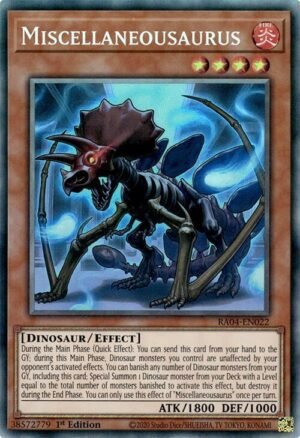 Miscellaneousaurus - RA04-EN022 (Prismatic Collector's Rare)