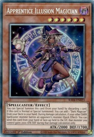 Apprentice Illusion Magician - RA04-EN023 (Prismatic Collector's Rare)