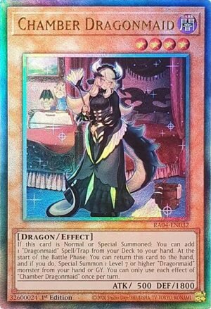Chamber Dragonmaid - RA04-EN032 (Prismatic Ultimate Rare)