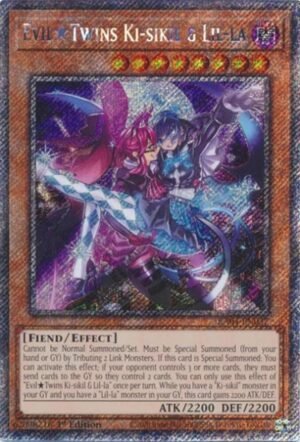 Evil★Twins Ki-sikil & Lil-la - RA04-EN037 (Platinum Secret Rare)