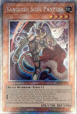Vanquish Soul Pantera - RA04-EN044 (Platinum Secret Rare)