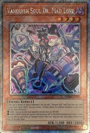 Vanquish Soul Dr. Mad Love - RA04-EN045 (Platinum Secret Rare)