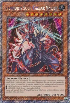 Vanquish Soul Caesar Valius - RA04-EN046 (Platinum Secret Rare)