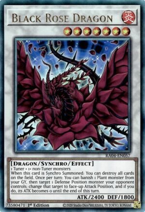 Black Rose Dragon - RA04-EN057 (Prismatic Ultimate Rare)