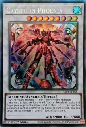 Crystron Phoenix - RA04-EN058 (Prismatic Collector's Rare)