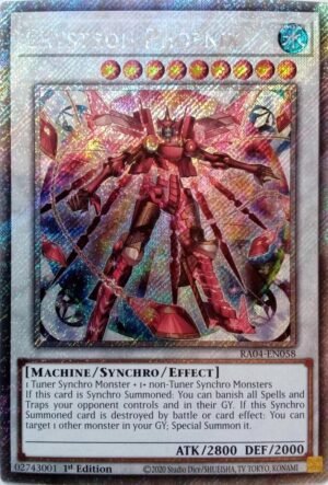 Crystron Phoenix - RA04-EN058 (Platinum Secret Rare)