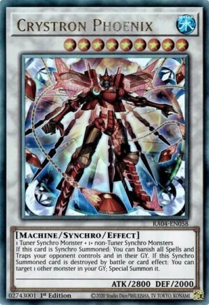 Crystron Phoenix - RA04-EN058 (Prismatic Ultimate Rare)