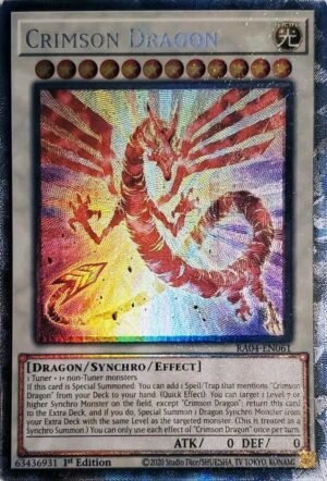 Crimson Dragon - RA04-EN061 (Prismatic Collector's Rare)