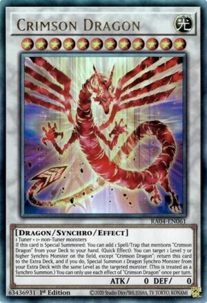 Crimson Dragon - RA04-EN061 (Prismatic Ultimate Rare)