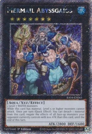 Mermail Abyssgaios - RA04-EN065 (Platinum Secret Rare)