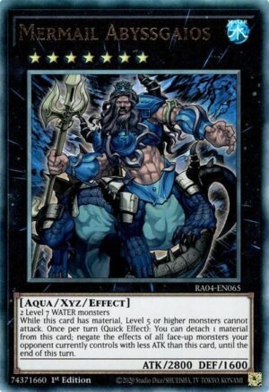 Mermail Abyssgaios - RA04-EN065 (Prismatic Ultimate Rare)