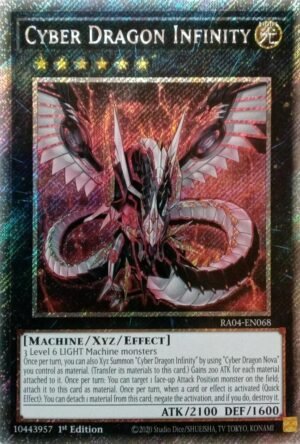 Cyber Dragon Infinity - RA04-EN068 (Platinum Secret Rare)