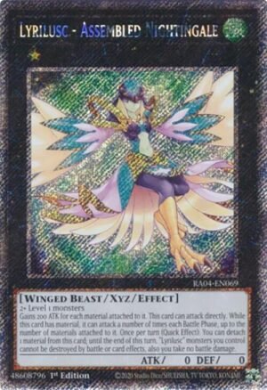 Lyrilusc - Assembled Nightingale - RA04-EN069 (Platinum Secret Rare)
