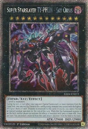 Super Starslayer TY-PHON - Sky Crisis - RA04-EN072 (Platinum Secret Rare)