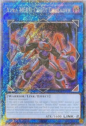 Xtra HERO Cross Crusader - RA04-EN076 (Platinum Secret Rare)