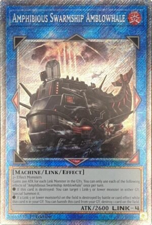 Amphibious Swarmship Amblowhale - RA04-EN077 (Platinum Secret Rare)