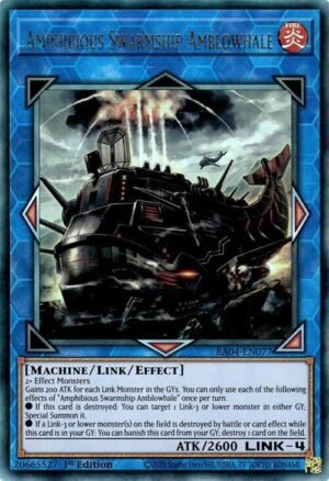 Amphibious Swarmship Amblowhale - RA04-EN077 (Prismatic Ultimate Rare)