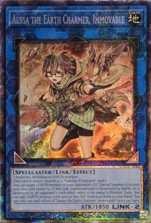 Aussa the Earth Charmer, Immovable - RA04-EN078 (Prismatic Collector's Rare)