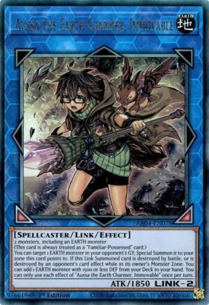 Aussa the Earth Charmer, Immovable - RA04-EN078 (Prismatic Ultimate Rare)