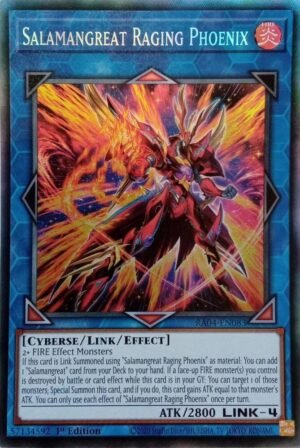 Salamangreat Raging Phoenix - RA04-EN083 (Prismatic Collector's Rare)