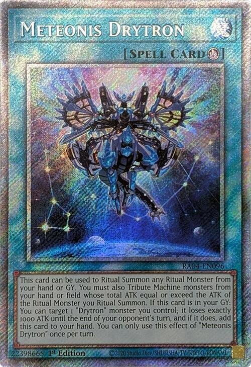 Meteonis Drytron - RA04-EN096 (Platinum Secret Rare)