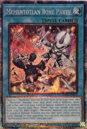 Mementotlan Bone Party - RA04-EN099 (Prismatic Collector's Rare)