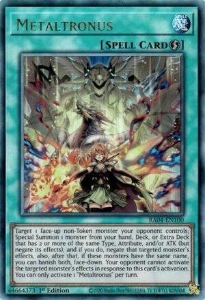 Metaltronus - RA04-EN100 (Prismatic Ultimate Rare)