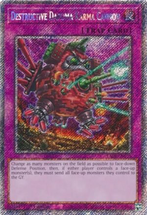 Destructive Daruma Karma Cannon - RA04-EN103 (Platinum Secret Rare)
