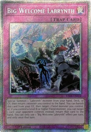 Big Welcome Labrynth - RA04-EN104 (Platinum Secret Rare)