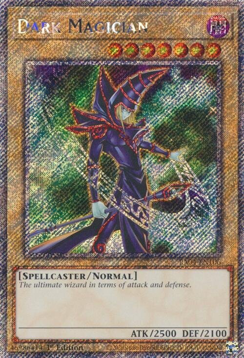 Dark Magician 6th art - RA04-EN106 (Platinum Secret Rare) (Alternate Art)