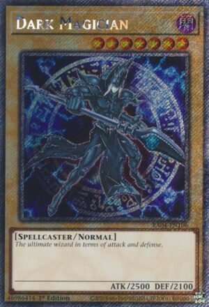 Dark Magician 7th art - RA04-EN106 (Platinum Secret Rare) (Alternate Art)