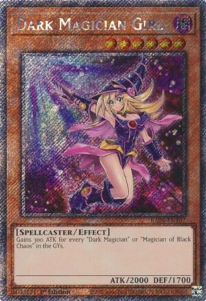 Dark Magician Girl 7th art - RA04-EN107 (Platinum Secret Rare) (Alternate Art)