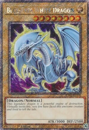 Blue-Eyes White Dragon 7th art - RA04-EN108 (Platinum Secret Rare)