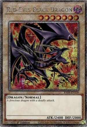Red-Eyes Black Dragon 8th art - RA04-EN109 (Platinum Secret Rare) (Alternate Art)