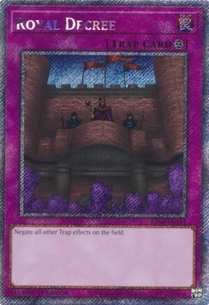 Royal Decree - RA04-EN113 (Platinum Secret Rare)