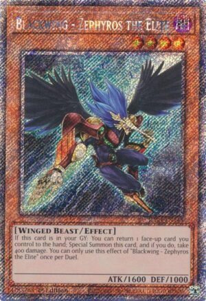 Blackwing - Zephyros the Elite - RA04-EN145 (Platinum Secret Rare)