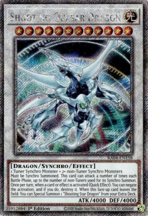 Shooting Quasar Dragon - RA04-EN158 (Platinum Secret Rare)