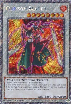 Crimson Blader - RA04-EN161 (Platinum Secret Rare)