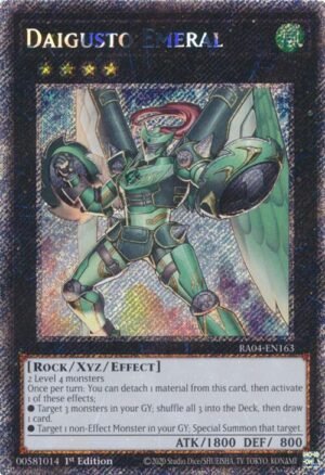 Daigusto Emeral - RA04-EN163 (Platinum Secret Rare)