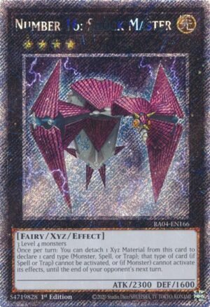 Number 16: Shock Master - RA04-EN166 (Platinum Secret Rare)