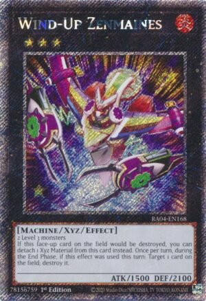 Wind-Up Zenmaines - RA04-EN168 (Platinum Secret Rare)