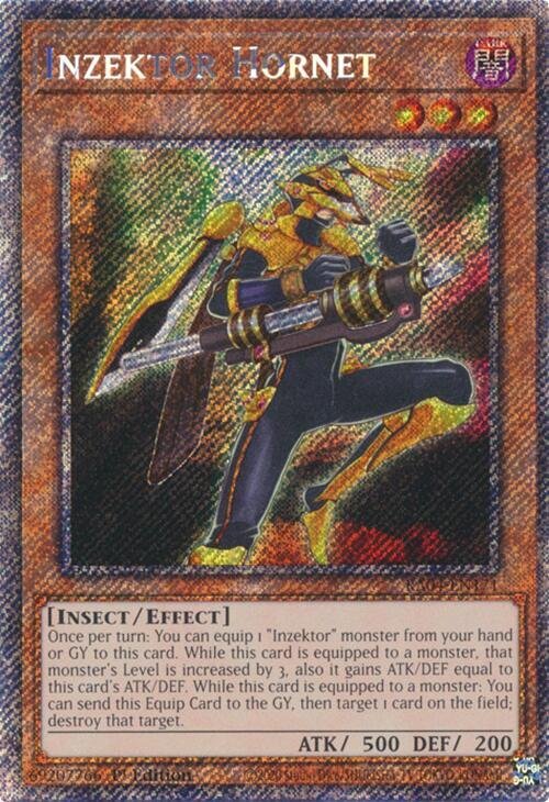 Inzektor Hornet - RA04-EN171 (Platinum Secret Rare)