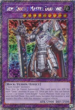 Gem-Knight Master Diamond - RA04-EN178 (Platinum Secret Rare)